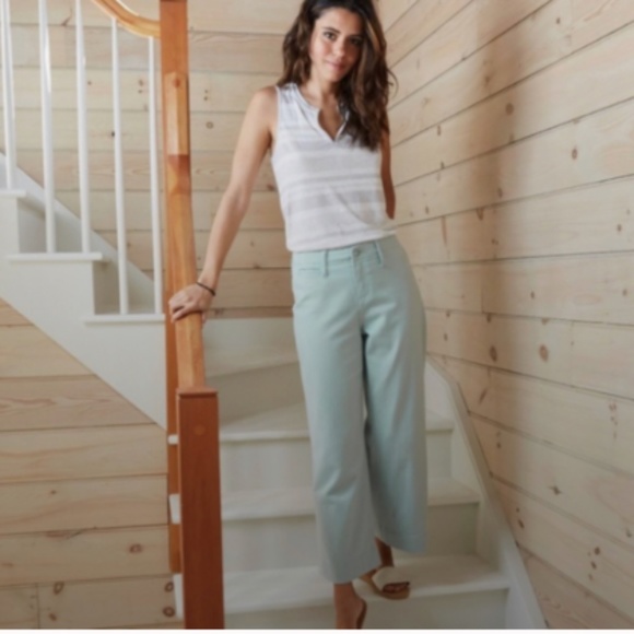 a new day Denim - NWT A New Day Wide Leg Crop Ankle Cropped Pant Size 18 XL Mint Green
